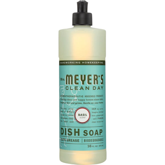 MRS MEYERS: Basil Dish Soap 16 oz (Pack of 4) - Home Products > Dish Detergent - MRS MEYERS