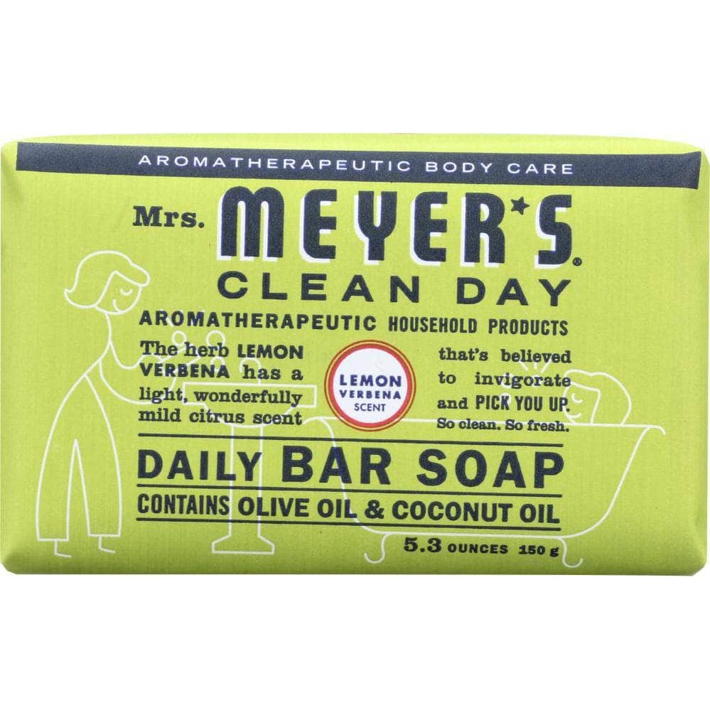 Mrs Meyers Clean Day Mrs Meyer'S Clean Day Daily Bar Soap Lemon Verbena, 5.3 oz