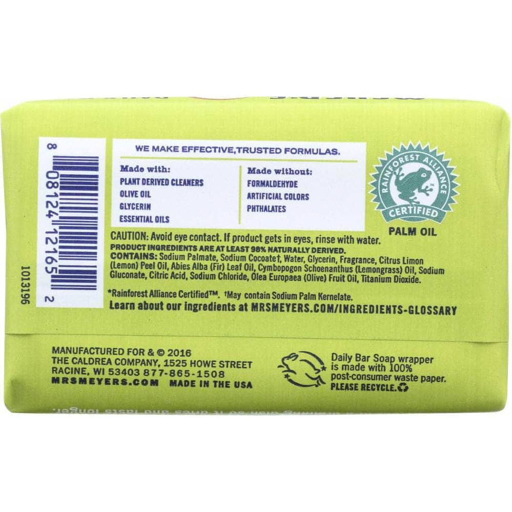 Mrs Meyers Clean Day Mrs Meyer'S Clean Day Daily Bar Soap Lemon Verbena, 5.3 oz