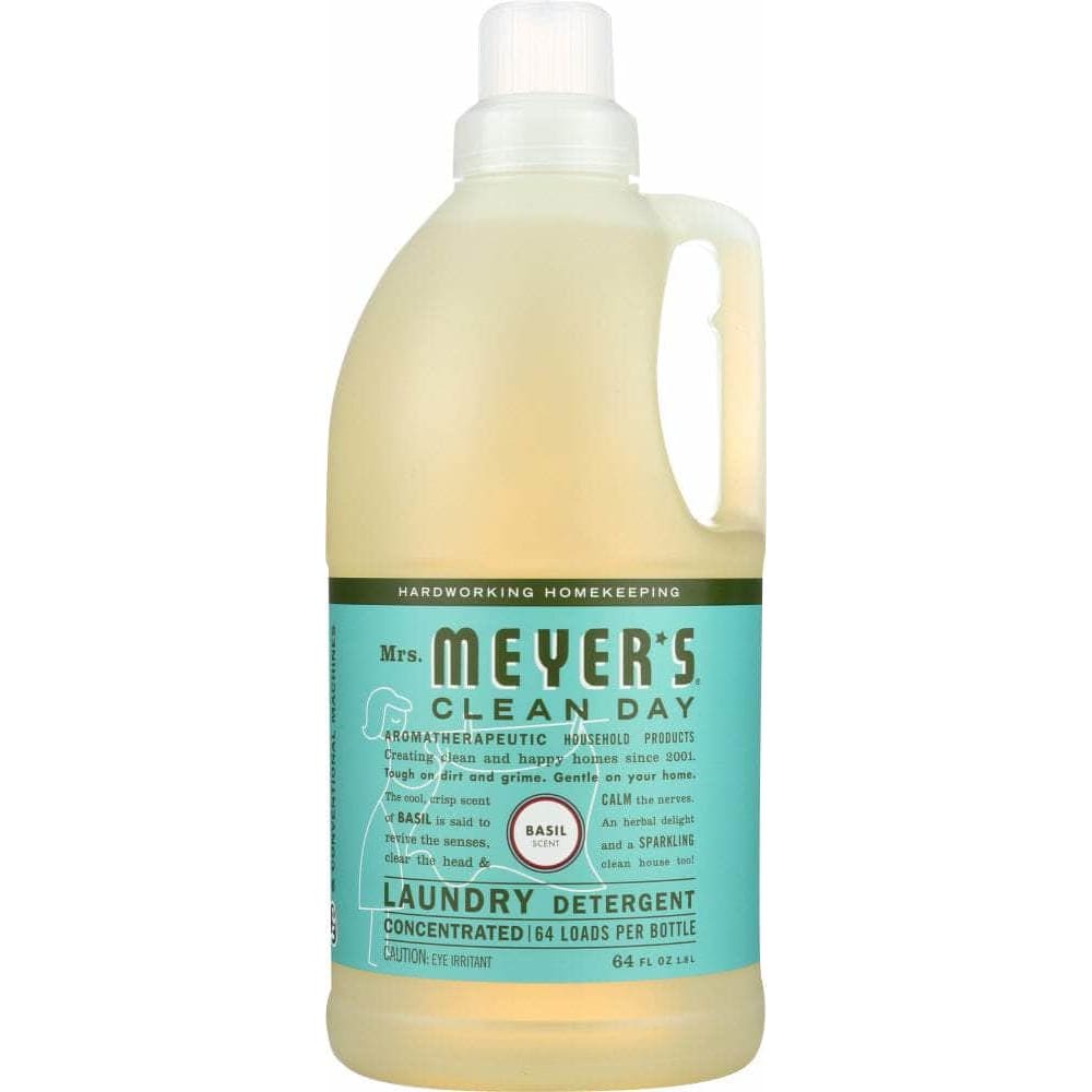 Mrs Meyers Clean Day Mrs. Meyer's Clean Day Laundry Detergent Basil Scent, 64 oz