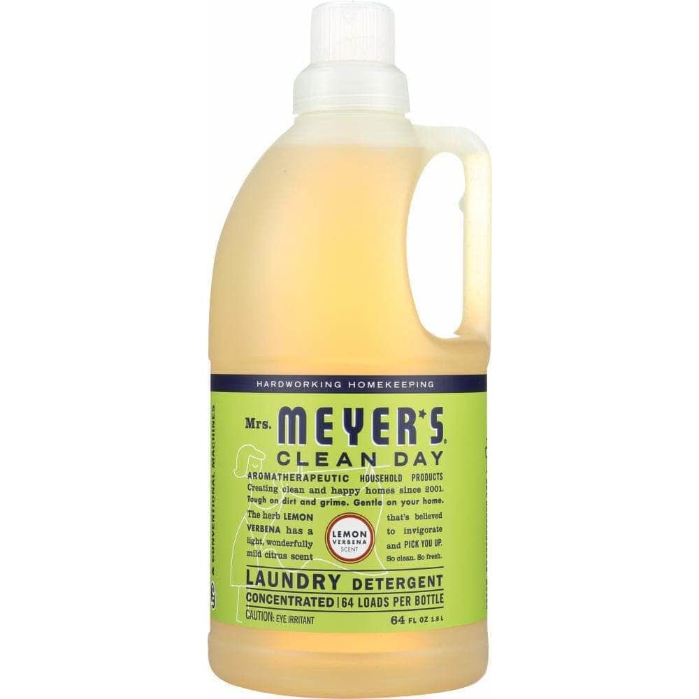 Mrs Meyers Clean Day Mrs. Meyer'S Clean Day Laundry Detergent Lemon Verbena Scent, 64 oz