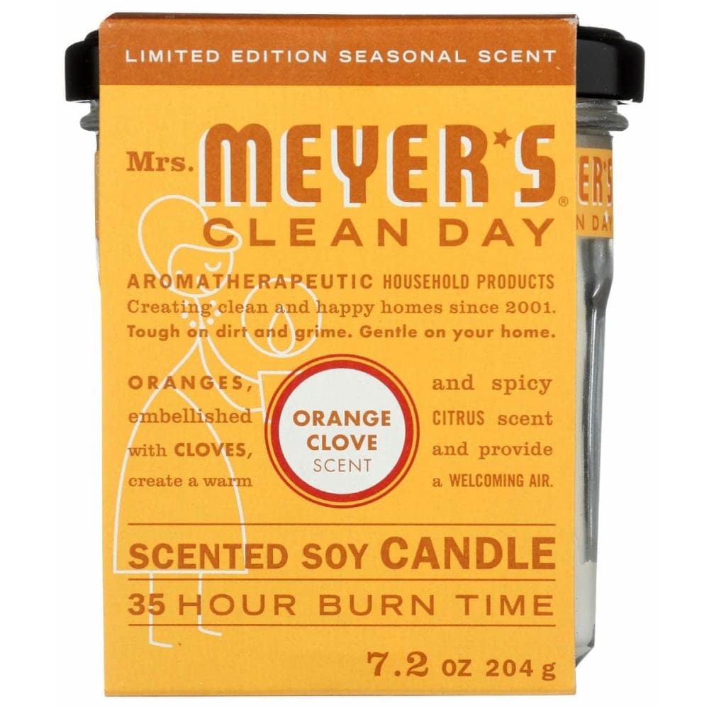 MRS MEYERS CLEAN DAY MRS MEYERS CLEAN DAY Orange Clove Soy Candle Large, 7.2 oz