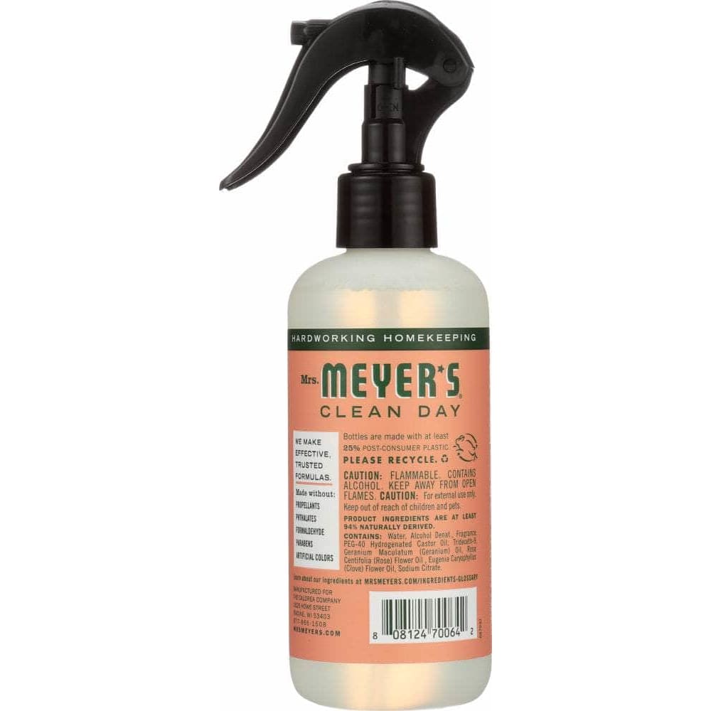 MRS MEYERS CLEAN DAY Mrs. Meyer'S Clean Day Room Freshener Geranium Scent, 8 Oz