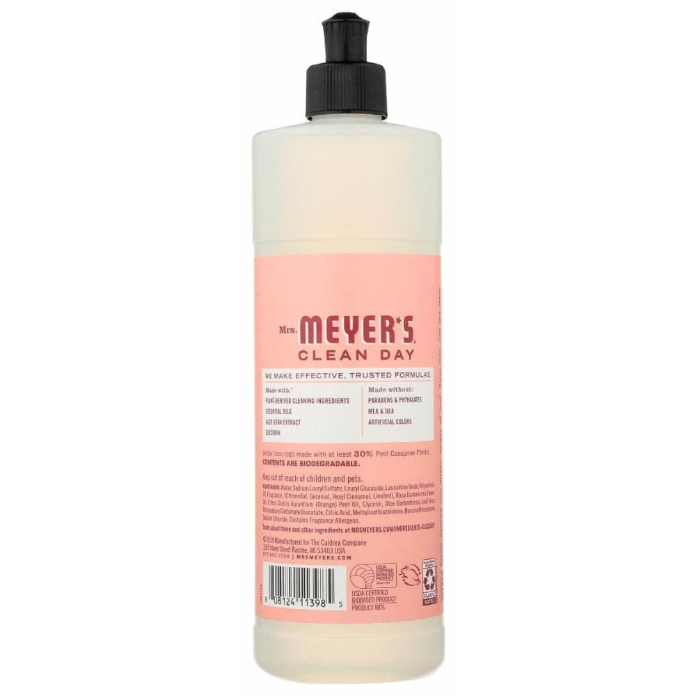 MRS MEYERS CLEAN DAY Mrs Meyers Clean Day Rose Dish Soap, 16 Oz
