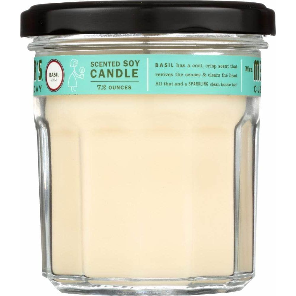 Mrs Meyers Clean Day Mrs Meyers Clean Day Scented Soy Candle Basil Scent, 7.2 oz