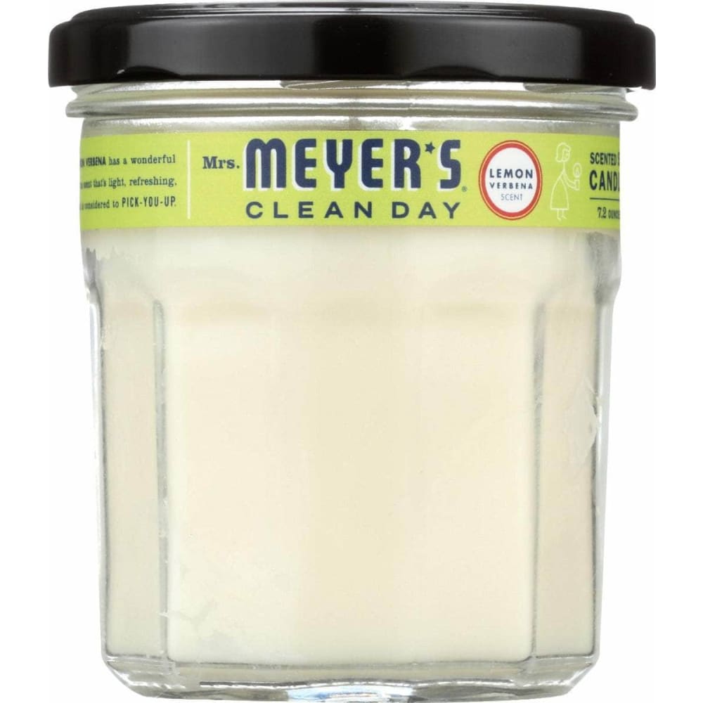 MRS MEYERS CLEAN DAY MRS MEYERS CLEAN DAY Scented Soy Candle Lemon Verbena Scent, 7.2 oz