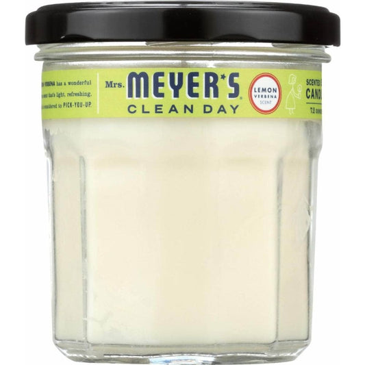 MRS MEYERS CLEAN DAY MRS MEYERS CLEAN DAY Scented Soy Candle Lemon Verbena Scent, 7.2 oz
