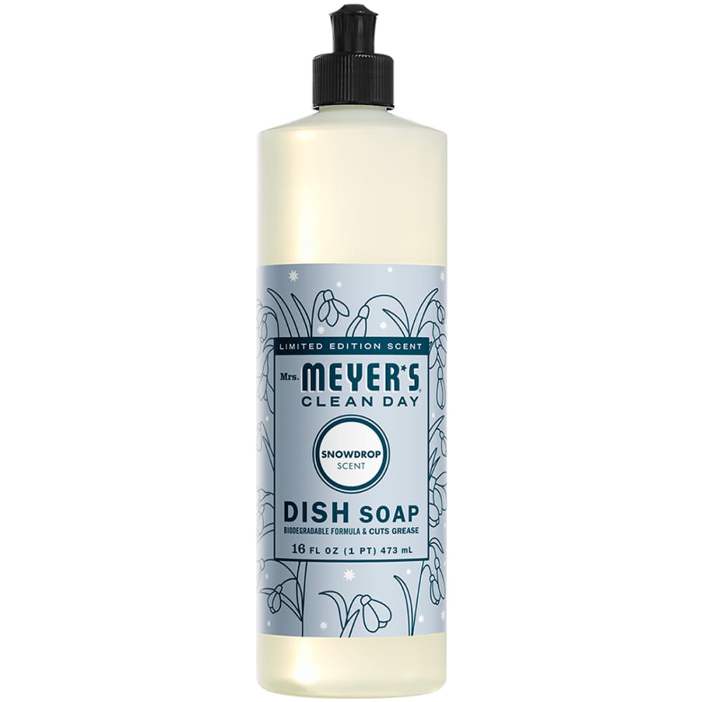 MRS MEYERS CLEAN DAY Mrs Meyers Clean Day Snowdrop Dish Soap, 16 Oz
