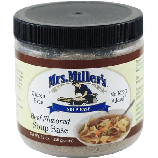 MRS MILLERS: Beef Flavored Soup Base 12 oz (Pack of 4) - Grocery > Soups & Stocks - MRS MILLERS