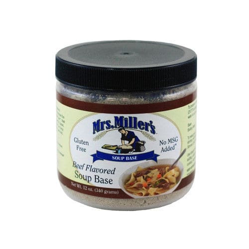 Mrs. Miller’s Beef Flavored Soup Base 12oz (Case of 6) - Cooking/Bulk Cooking - Mrs. Miller’s