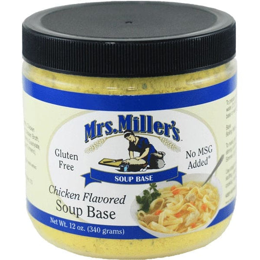 MRS MILLERS: Chicken Flavored Soup Base 12 oz (Pack of 4) - Grocery > Soups & Stocks - MRS MILLERS