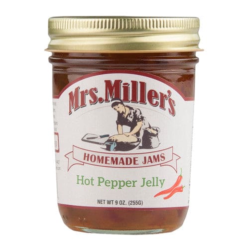 Mrs. Miller’s Hot Pepper Jelly 9oz (Case of 12) - Misc/Jelly Jams & Spreads - Mrs. Miller’s