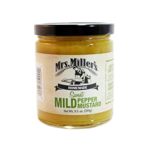 Mrs. Miller’s Mild Pepper Mustard 9.5oz (Case of 12) - Misc/Misc Bulk Foods - Mrs. Miller’s
