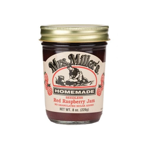 Mrs. Miller’s No Sugar Seedless Red Raspberry Jam 8oz (Case of 12) - Misc/Jelly Jams & Spreads - Mrs. Miller’s