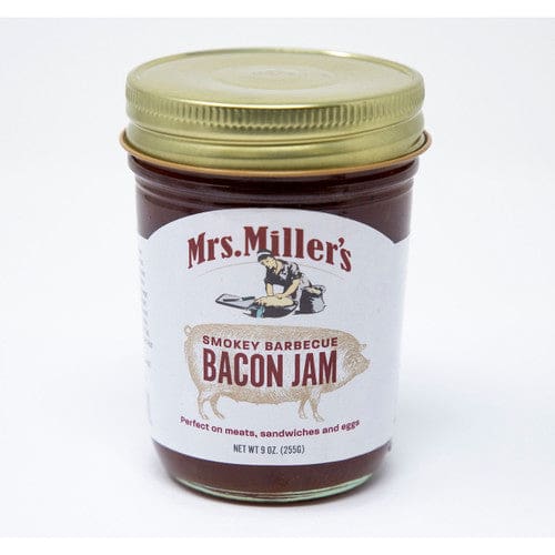 Mrs. Miller’s Smokey Barbecue Bacon Jam 9oz (Case of 12) - Misc/Jelly Jams & Spreads - Mrs. Miller’s