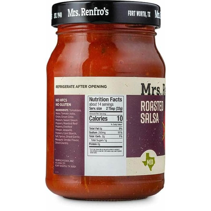 MRS RENFRO Mrs Renfro Salsa Roasted, 16 Oz