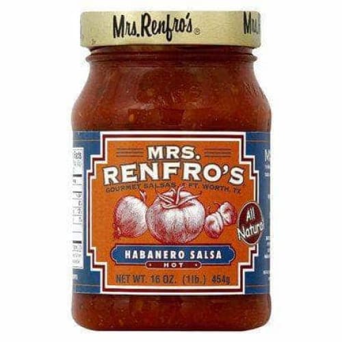 Mrs Renfros Mrs Renfro's Gourmet Habanero Salsa Hot, 16 oz