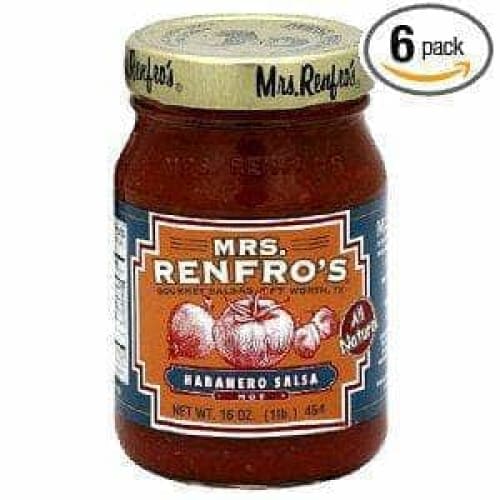 Mrs Renfros Mrs Renfro's Gourmet Habanero Salsa Hot, 16 oz