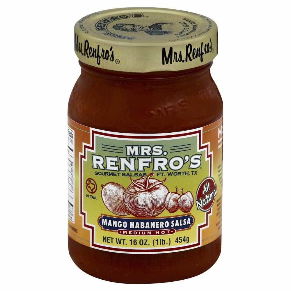 Mrs Renfros Mrs. Renfro's Gourmet Mango Habanero Salsa Medium Hot, 16 oz