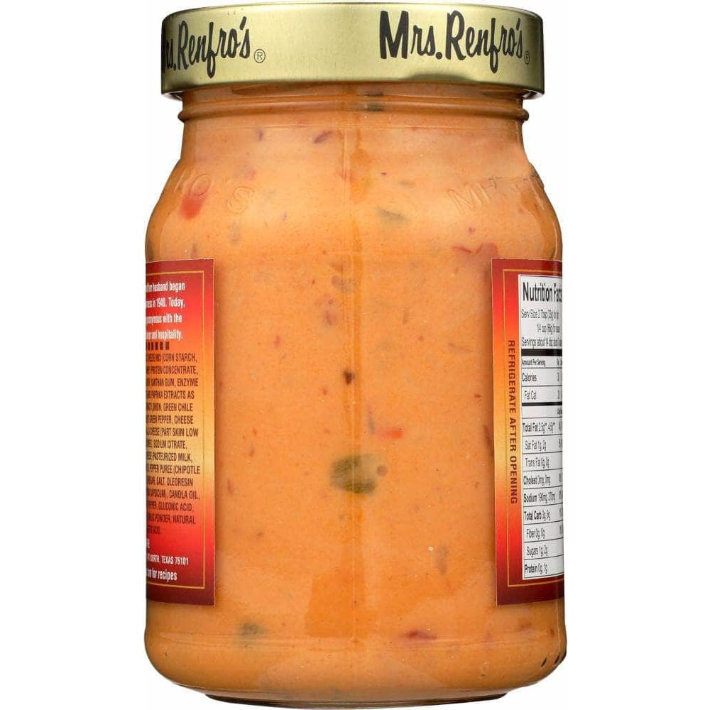 Mrs Renfros Mrs. Renfro's Medium Hot With Chipotle Nacho Cheese Sauce, 16 oz