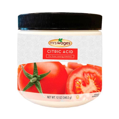 Mrs. Wages Citric Acid 12oz (Case of 6) - Cooking/Bulk Spices - Mrs. Wages