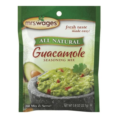 MRS WAGES Grocery > Cooking & Baking > Seasonings MRS WAGES: Guacamole Seasoning Mix, 0.8 oz