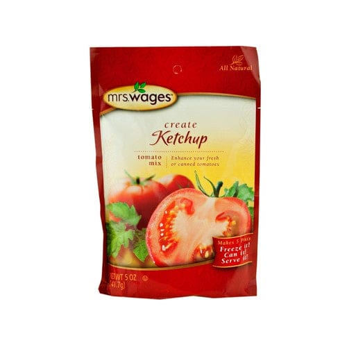 Mrs. Wages Ketchup Mix 5oz (Case of 12) - Cooking/Bulk Spices - Mrs. Wages