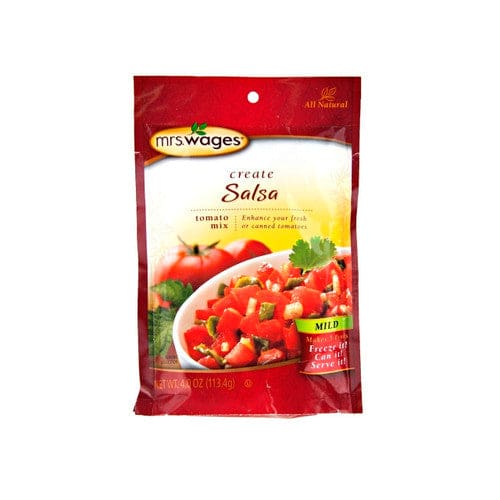 Mrs. Wages Mild Salsa Mix 4oz (Case of 12) - Cooking/Bulk Spices - Mrs. Wages