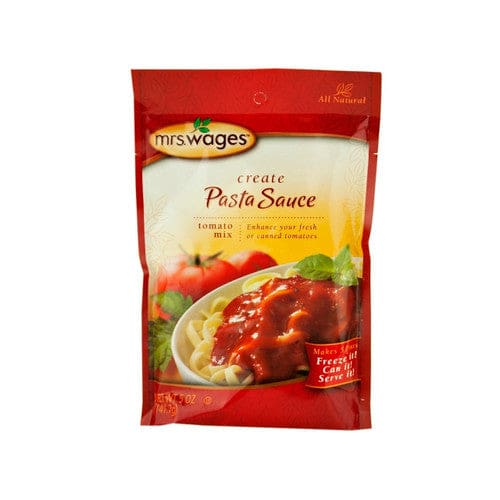 Mrs. Wages Pasta Sauce Mix 5oz (Case of 12) - Cooking/Bulk Spices - Mrs. Wages