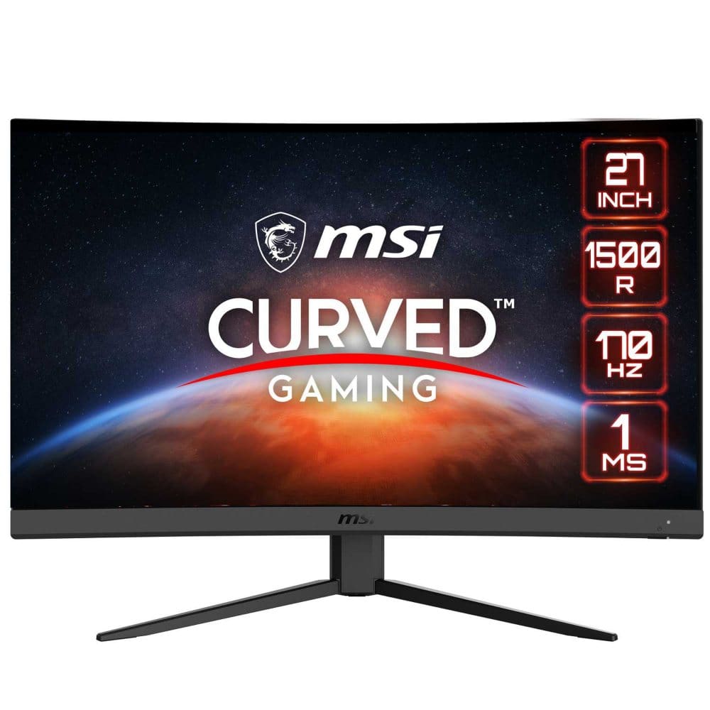 MSI 27 FHD Curved 170Hz 1ms FreeSync Gaming Monitor - G27C4S2 - Tech Gifts - ShelHealth