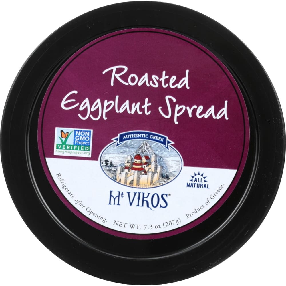 MT VIKOS: Roasted Eggplant Spread 7.3 oz (Pack of 4) - MT VIKOS