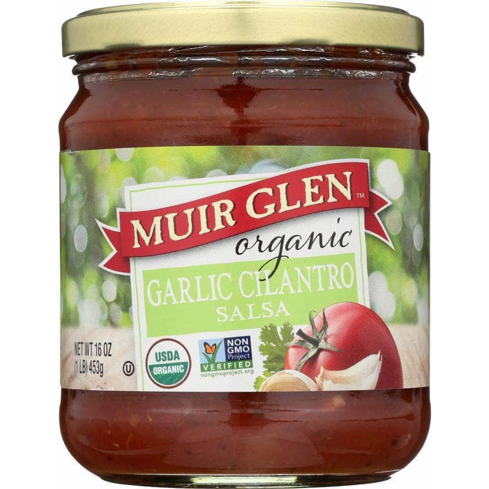 Muir Glen Muir Glen Organic Medium Salsa Garlic Cilantro, 16 oz