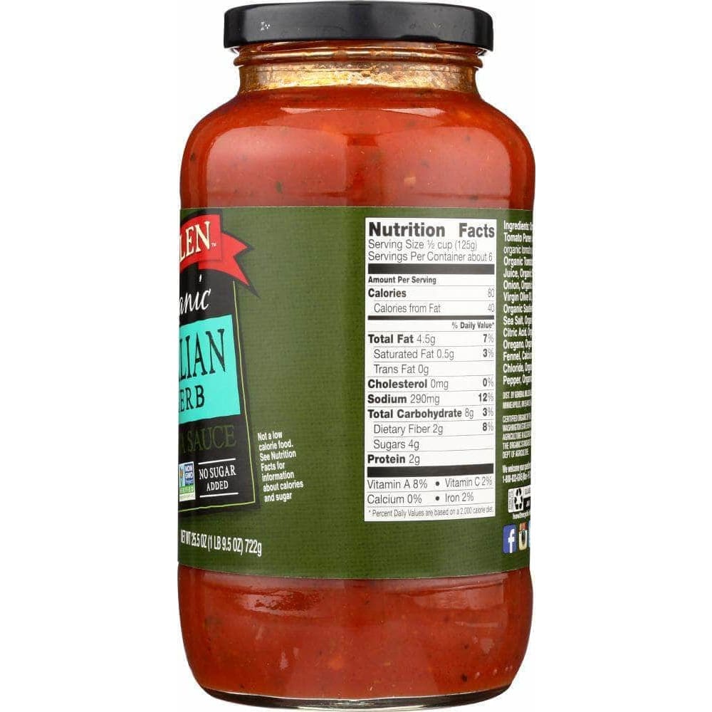 Muir Glen Muir Glen Organic Pasta Sauce Italian Herb, 25.5 oz