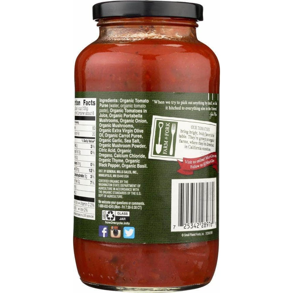 Muir Glen Muir Glen Organic Pasta Sauce Portabello Mushroom, 25.5 oz