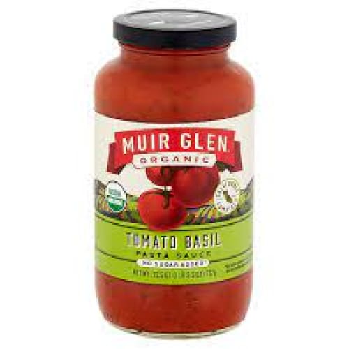 MUIR GLEN: Sauce Pasta Tomato Basil 23.5 OZ (Pack of 5) - MUIR GLEN