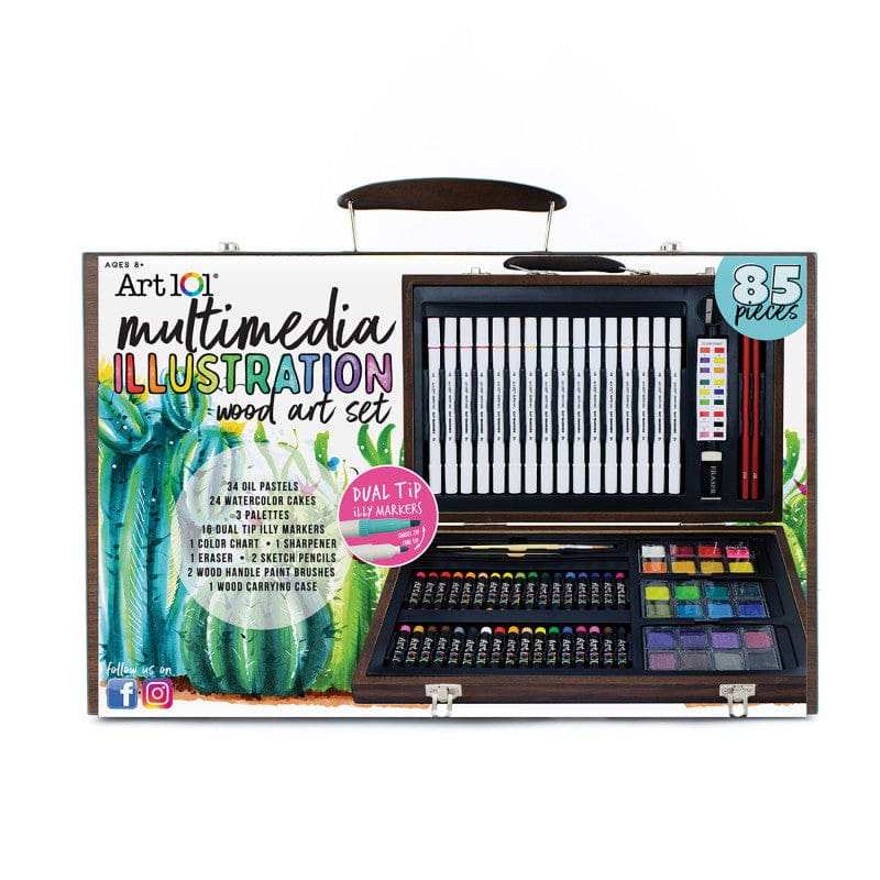 Multimedia Illustration Art Set Wood - Art & Craft Kits - Art 101 / Advantus