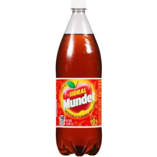 MUNDET: Apple Soda 1.5 lt (Pack of 5) - Grocery > Beverages > Sodas - MUNDET