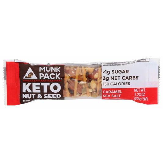 MUNK PACK Munk Pack Bar Nut Seed Caramel Sslt, 1.23 Oz