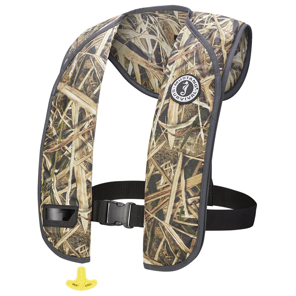 Mustang MIT 100 Inflatable PFD - Mossy Oak Shadow Grass Blades - Automatic/ Manual - Marine Safety | Personal Flotation Devices - Mustang