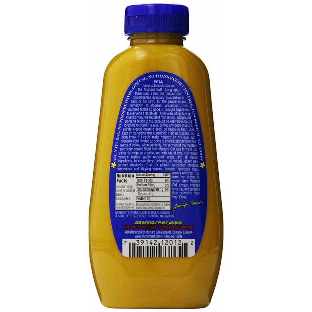 MUSTARD GIRL Grocery > Pantry > Condiments MUSTARD GIRL: Sweet N Fancy Yellow Mustard, 12 oz