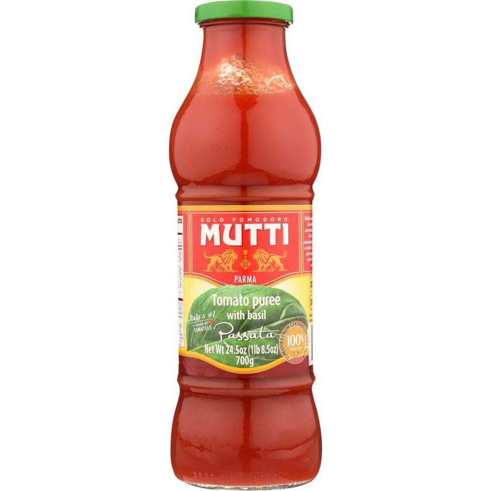 Mutti Mutti Tomato Puree With Basil Passat, 24.5 oz