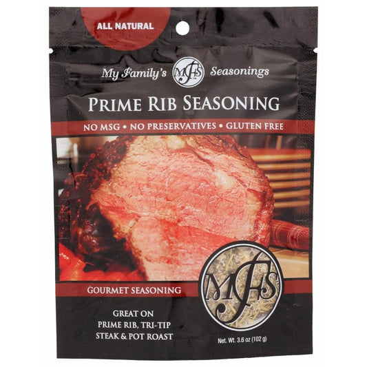 MY FAMILYS SEASONING MY FAMILYS SEASONING Ssnng Prime Rib, 3.6 oz