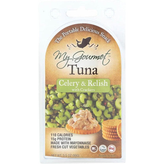 My Gourmet Tuna My Gourmet Tuna Celery And Relish With Crackers Snack Pack, 3.50 Oz