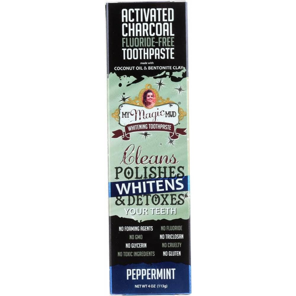 MY MAGIC MUD My Magic Mud Toothpaste Charcoal Peppermint, 4 Oz