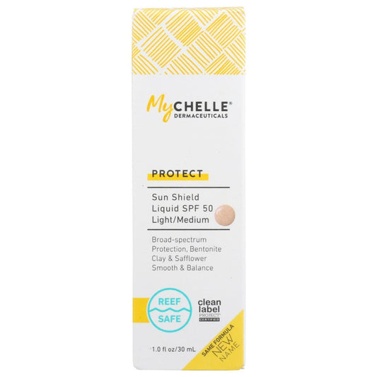 MYCHELLE DERMACEUTICALS: Sun Shield Liquid Tinted Spf50 Light 1 fo - Beauty & Body Care > Skin Care - MYCHELLE DERMACEUTICALS