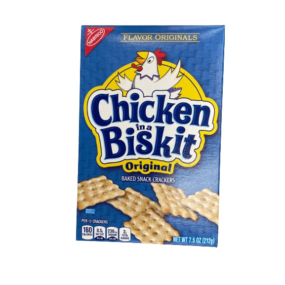 Nabisco Nabisco Chicken in a Biskit Original Baked Snack Crackers, 7.5 oz