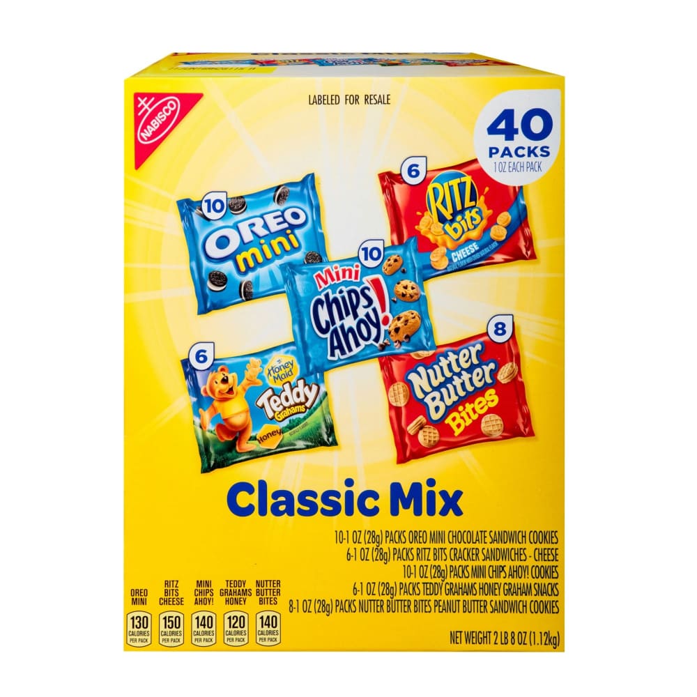 Nabisco Classic Mix Variety Pack 40 pk./1 oz. - Nabisco