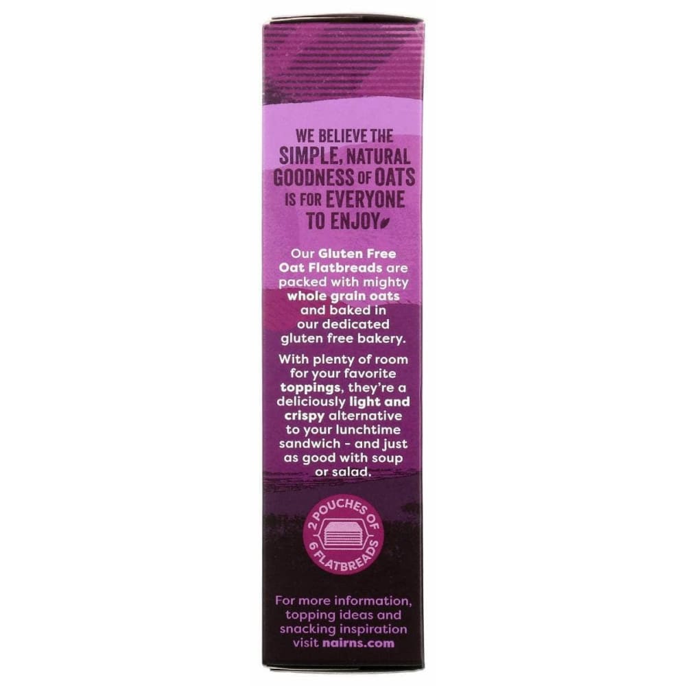 NAIRNS Grocery > Snacks > Crackers NAIRNS: Caramelized Onion Oat Flatbreads, 5.29 oz