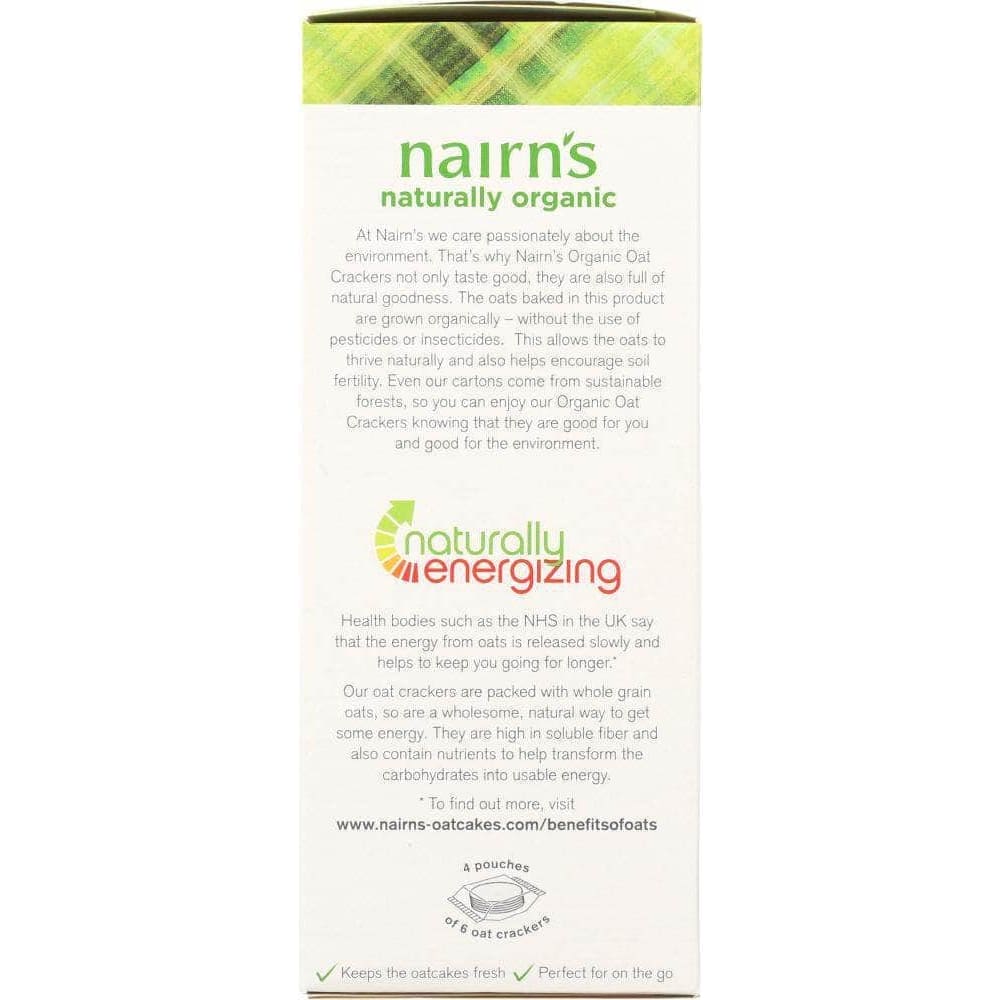 Nairns Nairns Organic Oat Crackers, 8.8 oz