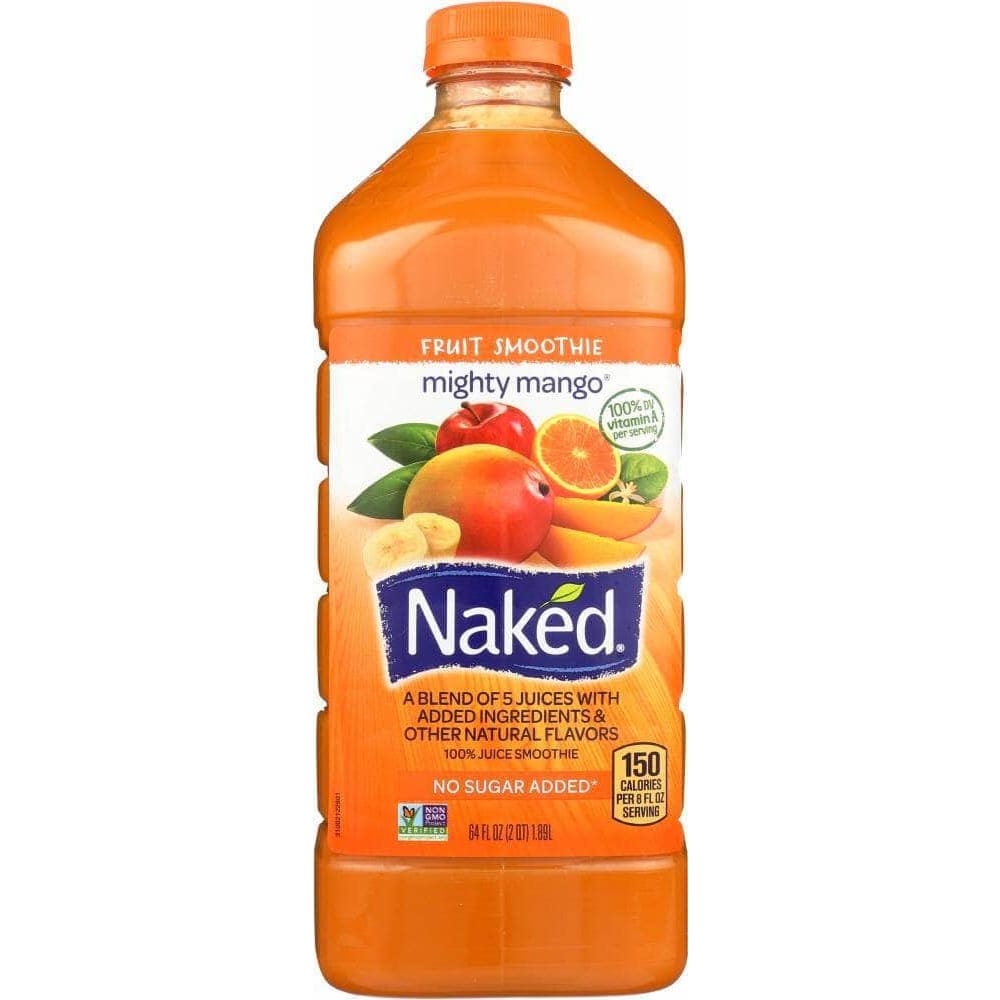 Naked Naked Juice Mighty Mango Fruit Smoothie, 64 oz